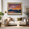 Mountain Lake Sky on Fire Print
