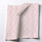 Carolina Rose Damask Printed Belgian Linen Fabric by the Yard