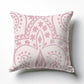 Carolina Rose Damask Printed Belgian Linen Fabric by the Yard