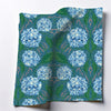 Carolina Sky Hydrangea Printed Cotton Fabric by the Yard