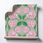 Carolina Rose Hydrangea Printed Clay-Coated Wallpaper