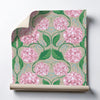 Carolina Rose Hydrangea Printed Clay-Coated Wallpaper