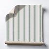 Carolina Sky Stripes Printed Grasscloth Wallpaper
